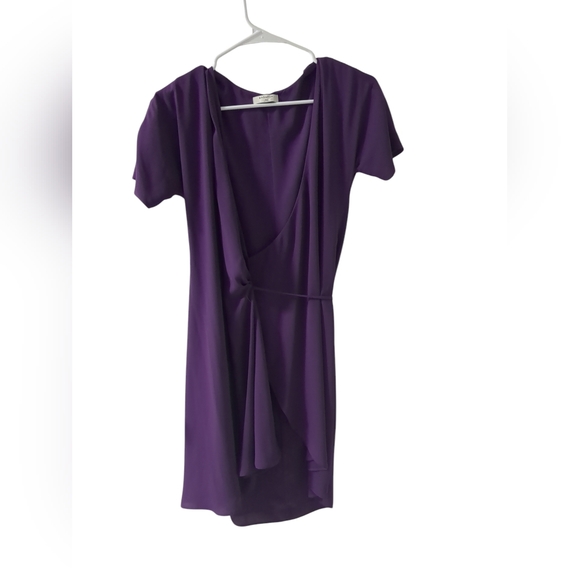 Aritzia Deep Purple Midi Dress - Picture 3 of 8
